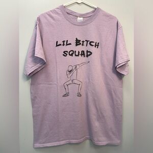 Gildan Light Purple Graphic Tee